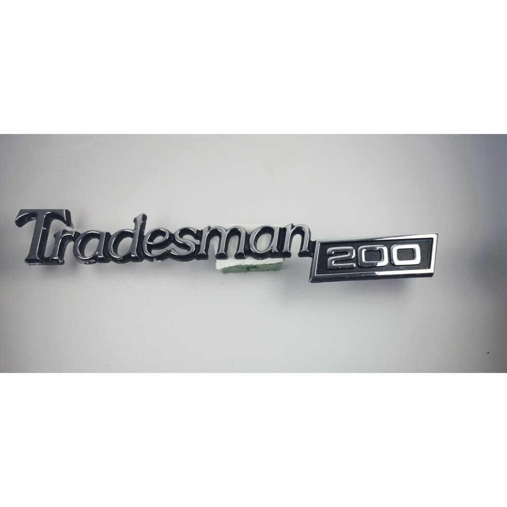 Tradesman 200 Dodge Van Metal Emblem Badge